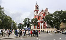 Sostinėje pirmą kartą suskambėjo miesto karilionas