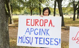 Prie URM &ndash; protestas dėl tautinių mažumų mokyklų