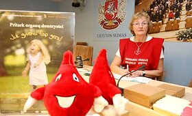 Parlamentarei - kraujo donorų atkirtis