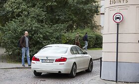 Vilniaus Gaono gatve važiuojančius vairuotojus tramdys policija