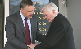 V.Adamkaus ir R.Dargio susitikimas