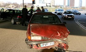Avarija Vilniuje pirmadienio pavakarę