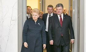 Lietuvos ir Ukrainos prezidentai atidarė ekonomikos forumą
