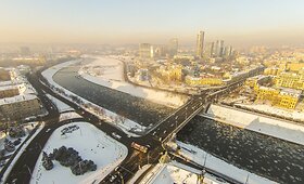 Net kvapą užgniaužia: žiemi&scaron;kas Vilnius i&scaron; pauk&scaron;čio skrydžio