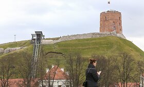 Aptirpęs Vilniaus Gedimino kalnas