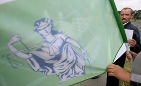 Profesinių sąjungų atstovų piketas