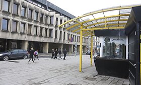 Lauko kavinė Vilniaus centre laukia griovėjų