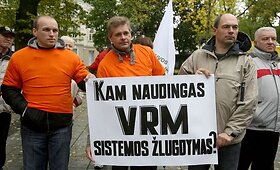 Statutinių pareigūnų protesto akcija