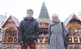 Vilniaus Kalėdų eglės kūrėjai &ndash; Jolanta Tūraitė ir Dominykas Koncevičius