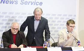 Spaudos konferencija dėl situacijos Lietuvos sporte ir jo ateičiai kylančių grėsmių