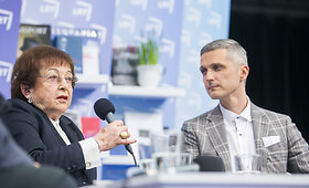Aurimo &Scaron;vedo pokalbių knygos &bdquo;Irena Veisaitė. Gyvenimas turėtų būti skaidrus&ldquo; pristatymas
