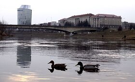 Atėjus prie upės, kuri &scaron;alia mūsų 