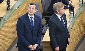 Ūkio ministro Virginijaus Sinkevičiaus priesaika Seime