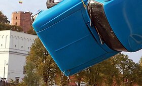 Vilniuje i&scaron; filmo kūrėjų pavogtas automobilis