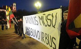 Mitingas Vilniuje: &bdquo;Vilnius mūsų buvo ir bus&ldquo;