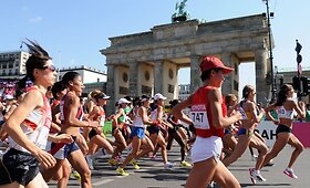 Lietuvių pasirodymas maratone
