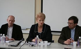 Dalios Grybauskaitės Piliečių santalkos organizuota diskusija