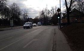 Eismą blokavusi sunkvežimio ir automobilio avarija Žvėryne