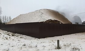 Gaisras biokuro saugykloje Kėdainiuose