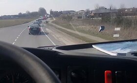 Sunkvežimio ir &bdquo;VW Golf&ldquo; avarija netoli &Scaron;iaulių