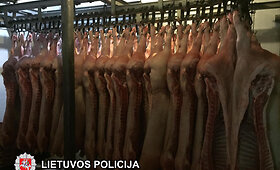 Operacija prie&scaron; &scaron;e&scaron;ėlinę mėsos prekybą
