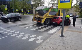 MAN ir &bdquo;Renault&ldquo; avarija Vilniuje