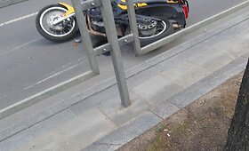 &bdquo;Triumph&ldquo; motociklo avarija Kaune