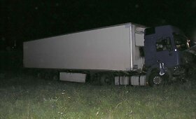 Vakarinė vilkiko avarija Liudvinave 
