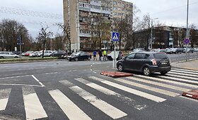 BMW ir VW susidūrimo Vilniuje padariniai