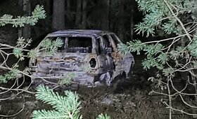 Danielių mi&scaron;ke aptiktas visi&scaron;kai sudegęs &bdquo;&Scaron;koda&ldquo; automobilis