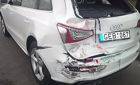 &Scaron;e&scaron;tadienio avarija Žirnių gatvėje