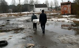 Nelaimė apleistame koklių fabrike