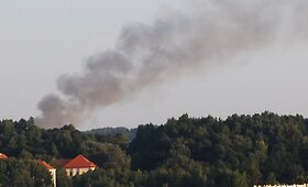 Antradienio gaisras Subačiaus gatvėje