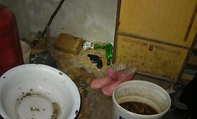 Policijos radiniai Sakalinės kaime