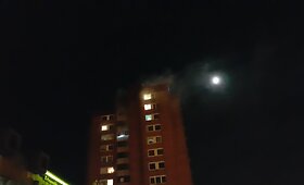 Gaisras 13 auk&scaron;tų pastate Klaipėdoje