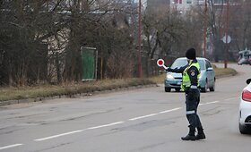 &Scaron;iaulių policijos reidas ryte po Kovo 11-osios