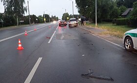 &bdquo;&Scaron;koda&ldquo; ir BMW susidūrimas Kaune
