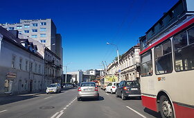 &Scaron;eimyni&scaron;kių g. Vilniuje troleibusų eismui buvo kilę techninių kliūčių