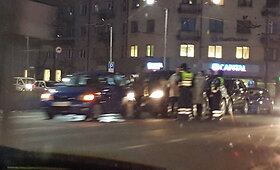 Penki Kaune antradienio vakarą susidūrę automobiliai