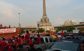Protestai Bankoke lietuvės akimis 2009 kovas