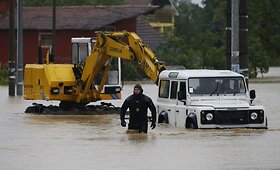 Serbijoje paskelbta ypatingoji padėtis dėl didžiulių potvynių