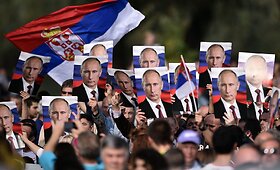 Vladimiras Putinas lankosi Serbijoje