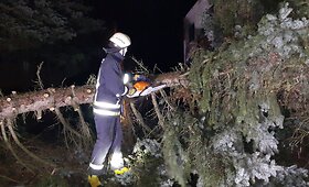 Audros padariniai pajūryje