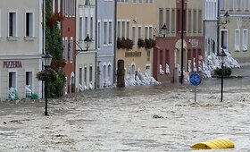 Vokietijoje dėl potvynių evakuota &scaron;imtai žmonių