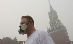Smogas Maskvoje vis dar nesisklaido