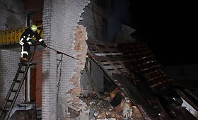 Gyvenamajame name įvykus sprogimui vienas žmogus žuvo 
