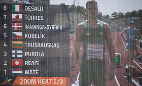 200 metrų bėgimo atranka Europos čempionate &ndash; bėga G.Truskauskas