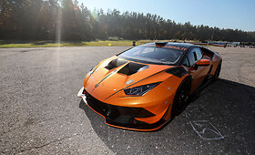 &bdquo;Gazo&ldquo; žurnalistai i&scaron;badė sportinį &bdquo;Lamborghini Huracan Super Trofeo GT&ldquo;