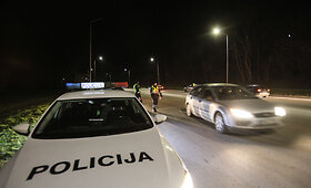 Ketvirtadienio vakaro policijos reidas Kaune