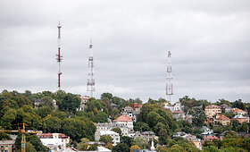 Kauno panorama nuo apleisto &bdquo;Britanika&ldquo; pastato stogo